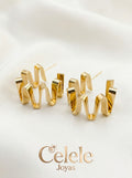 Topos Candongas Dorados Minimalista 💛
