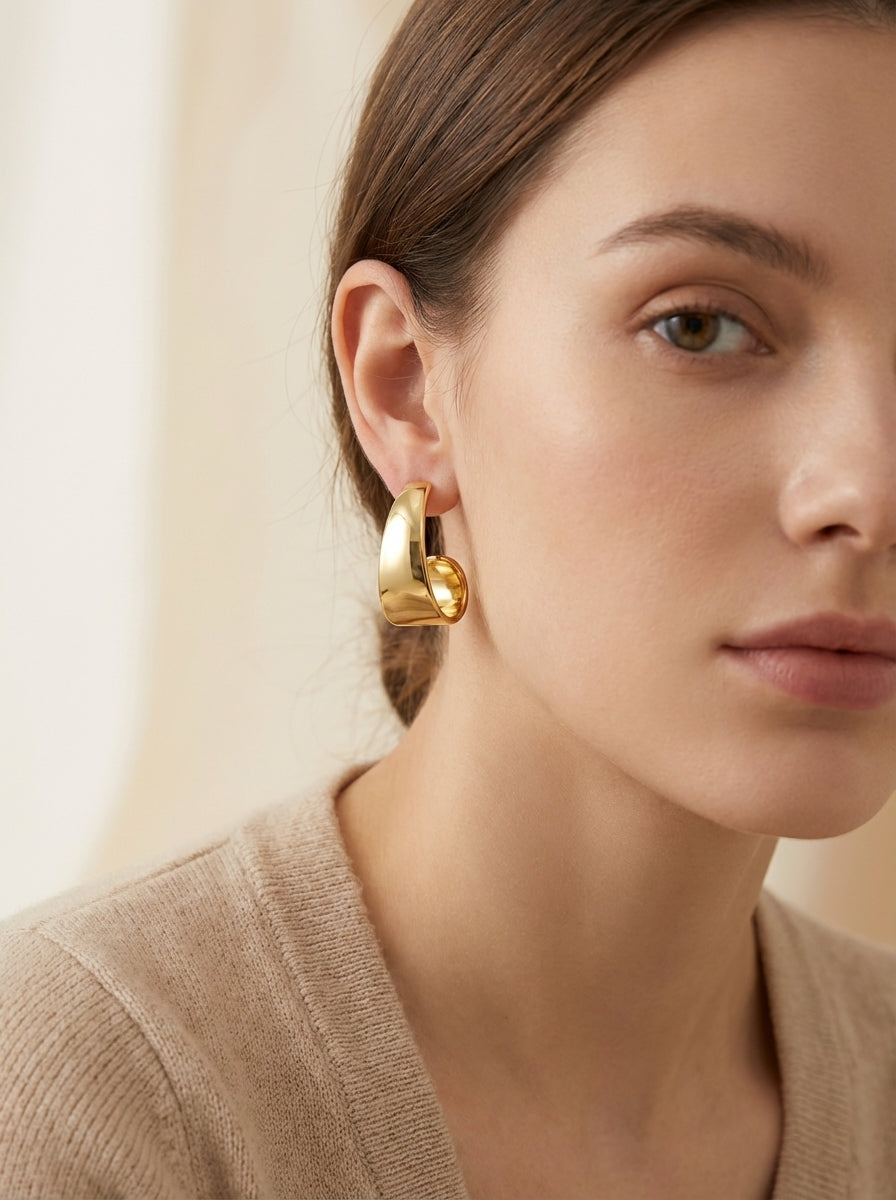 Aretes  Dorados Elegantes ✨