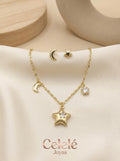Juego Femenino Collar + Aretes