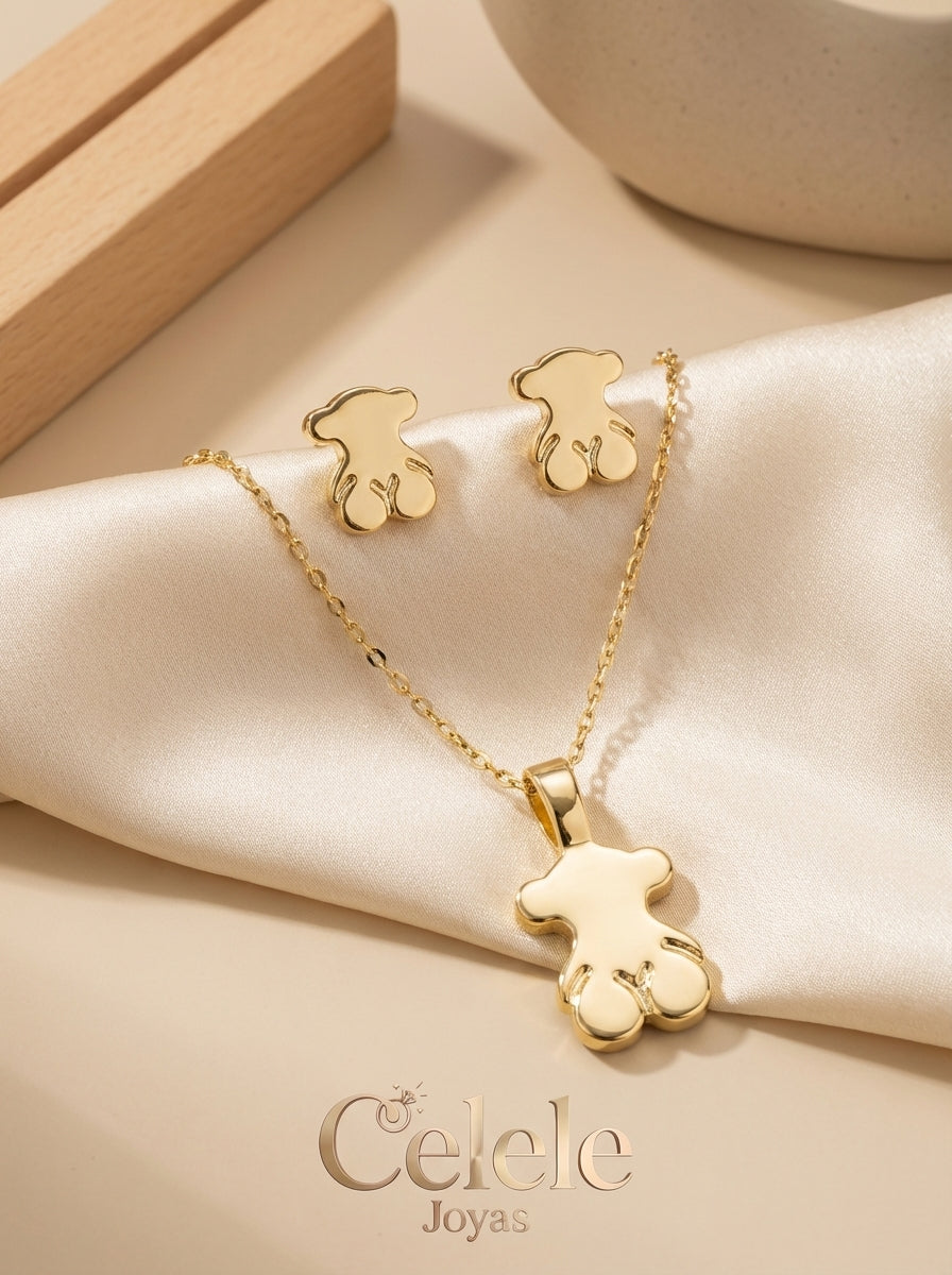 Juego Femenino Collar + Aretes