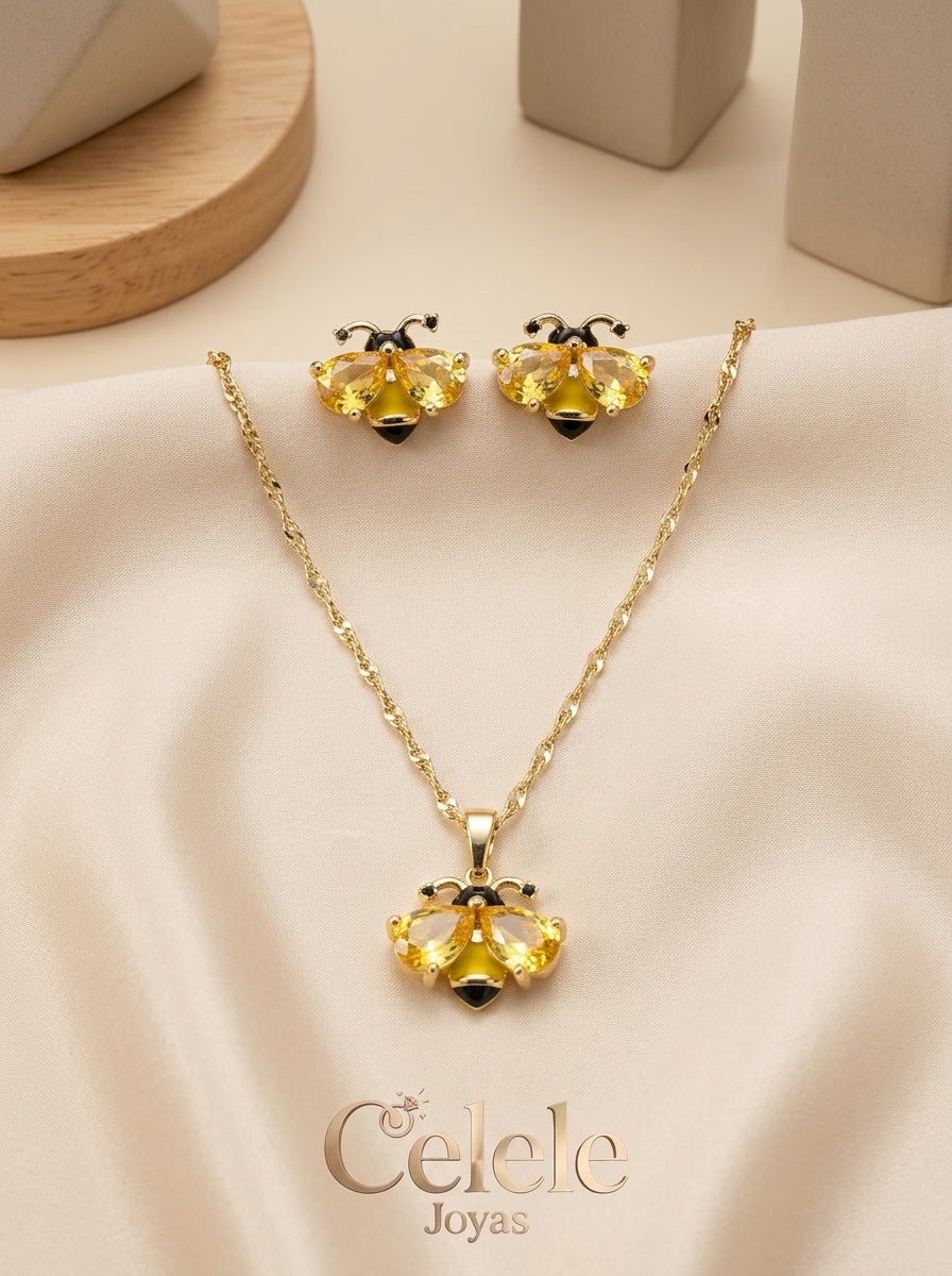 Juego Femenino Collar + Aretes