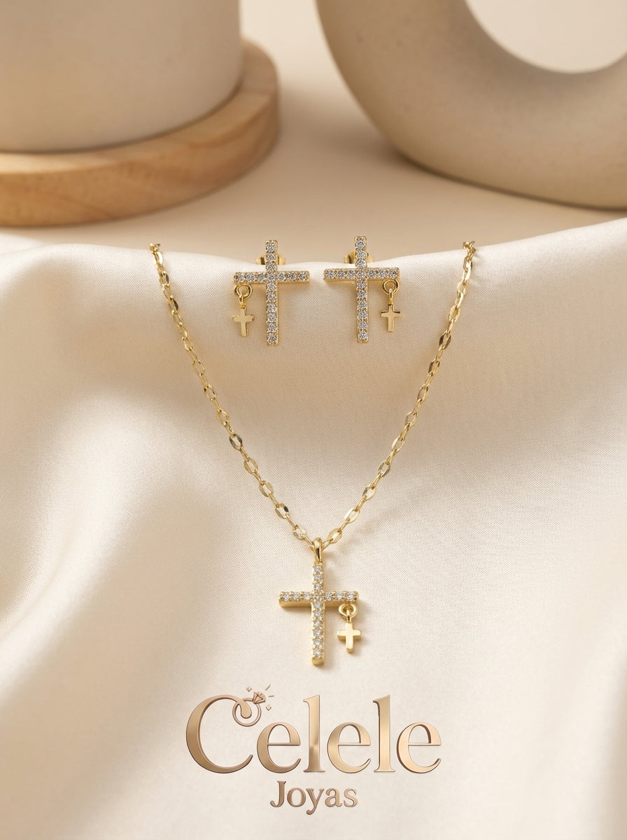 Juego Femenino Collar + Aretes