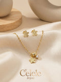 Set Femenino Collar + Aretes