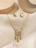Set Femenino Collar + Aretes