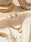 Set Femenino Collar + Aretes