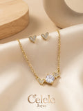 Set Femenino Collar + Aretes