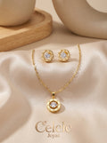 Set Femenino Collar + Aretes