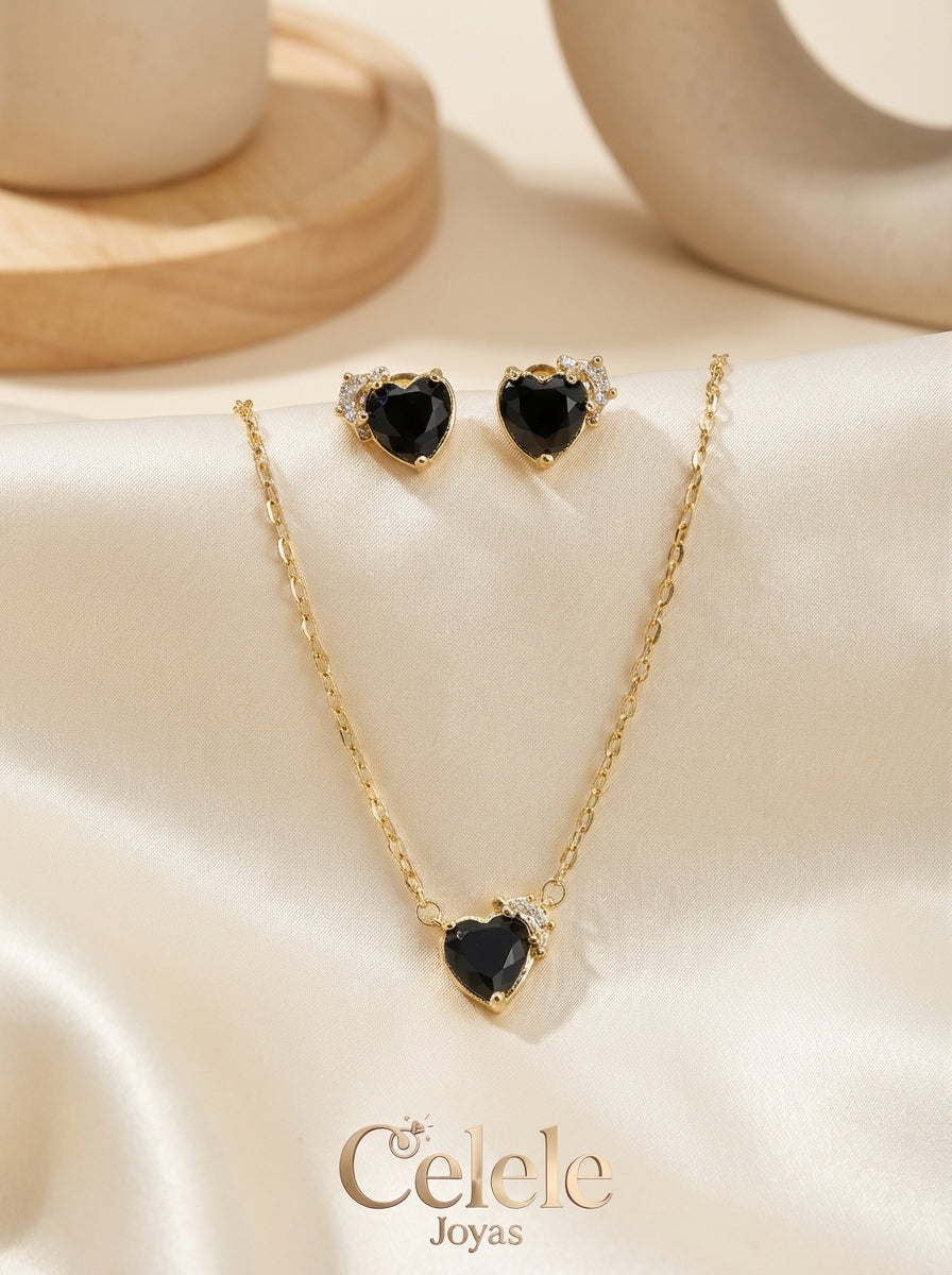 Set Femenino Collar + Aretes