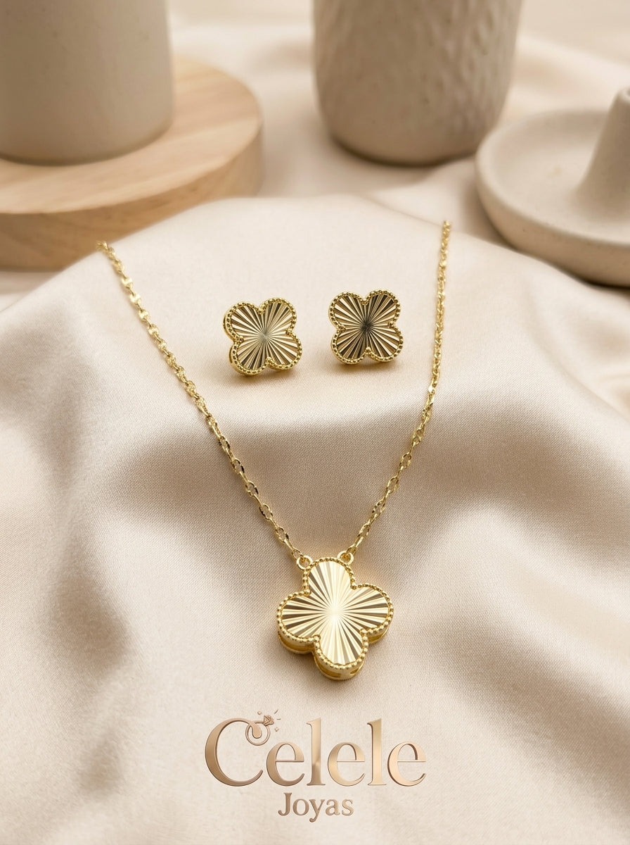 Set Femenino Collar + Aretes