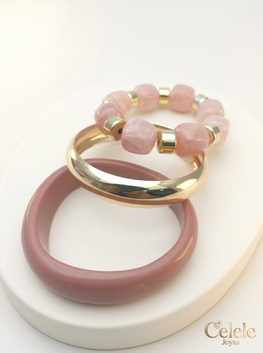 Aros Chunky Elegantes en Acrílico 💖