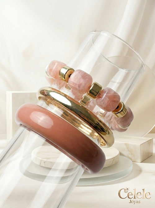 Aros Chunky Elegantes en Acrílico 💖