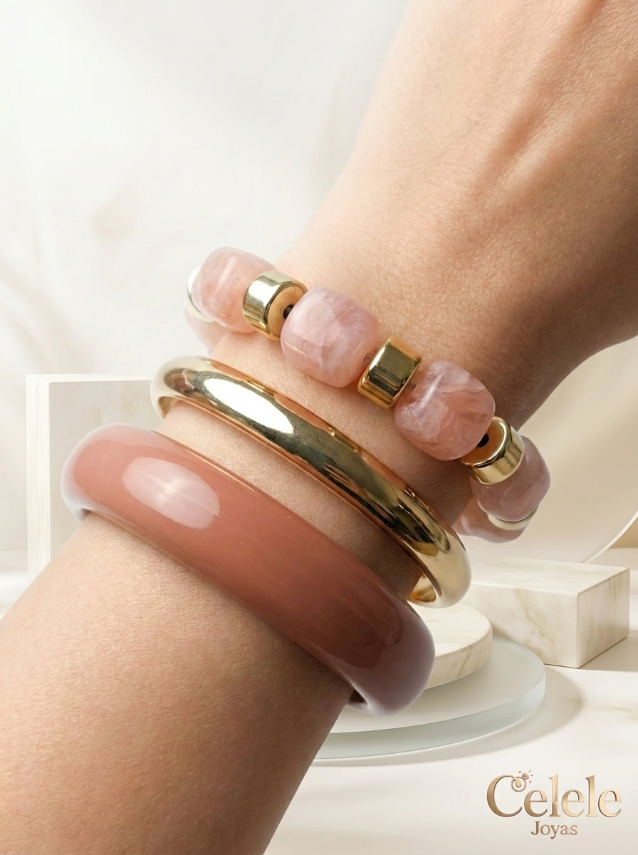 Aros Chunky Elegantes en Acrílico 💖