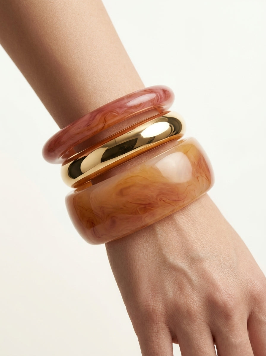 Aros Chunky Elegantes en Acrílico 💖