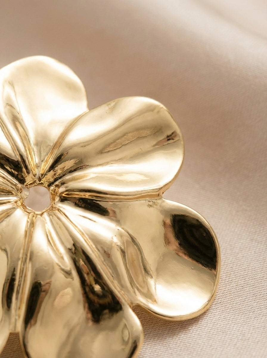Maxiaretes Flor Dorados Elegantes ✨