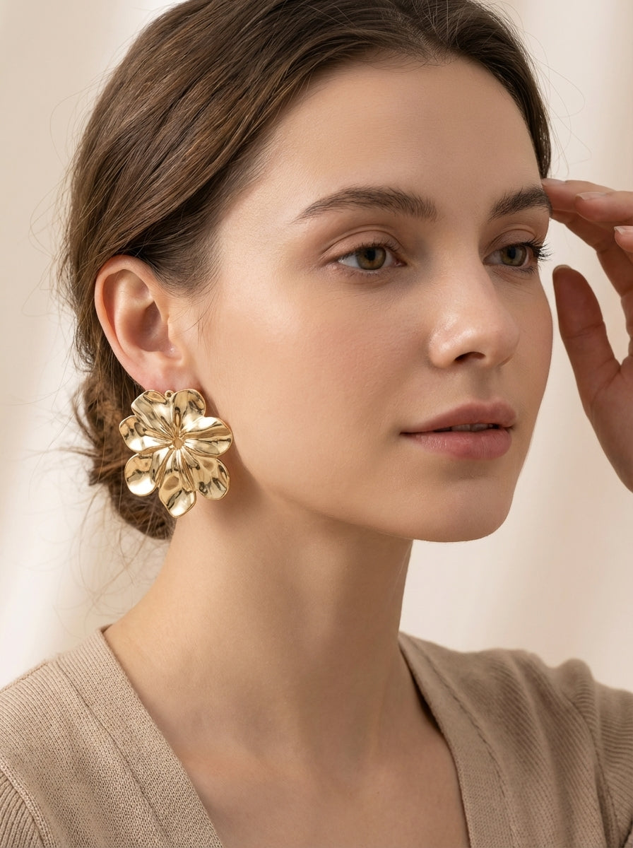Maxiaretes Flor Dorados Elegantes ✨