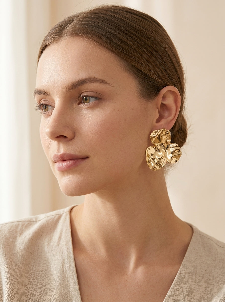 Maxi aretes Dorados Elegantes ✨