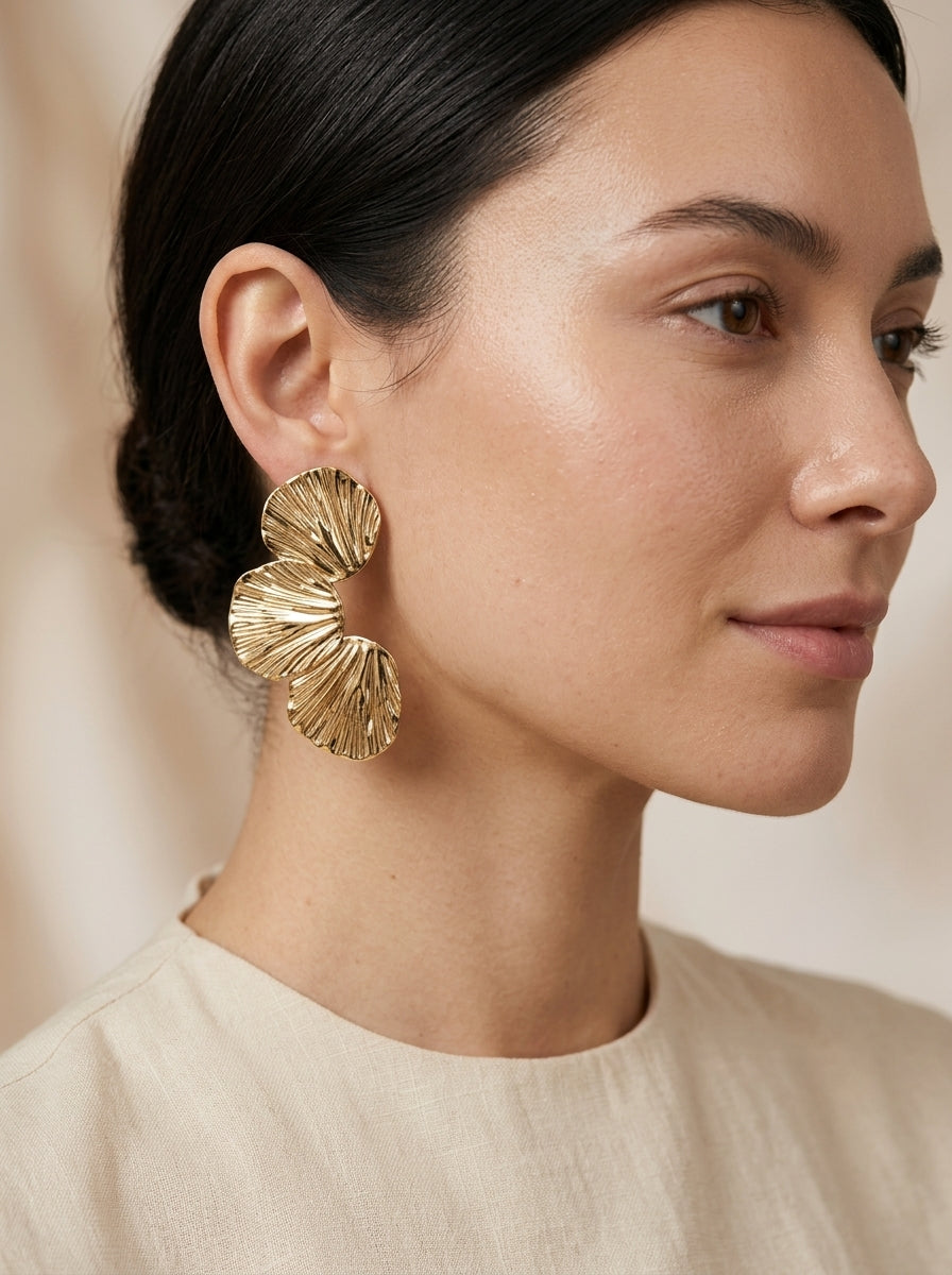 Maxi aretes Dorados Elegantes ✨