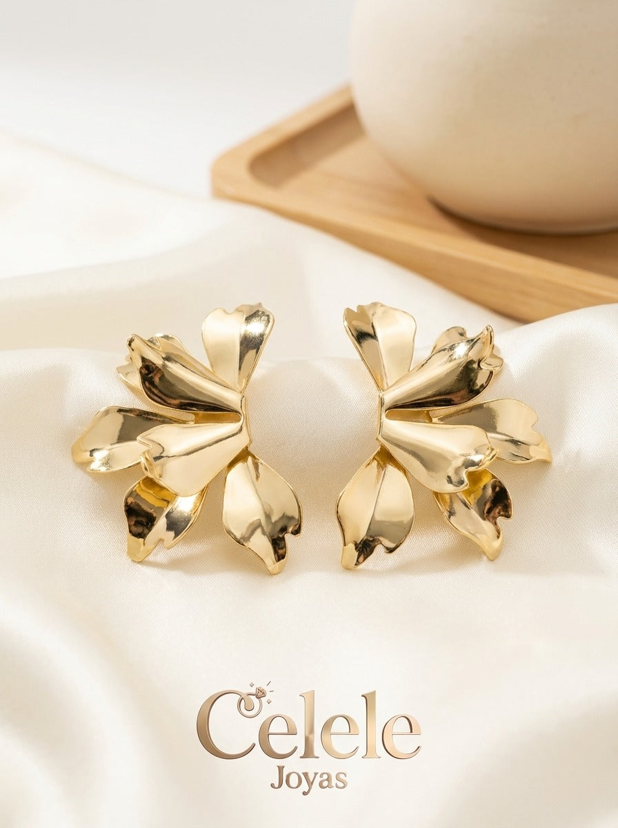 Maxi aretes Dorados Elegantes ✨