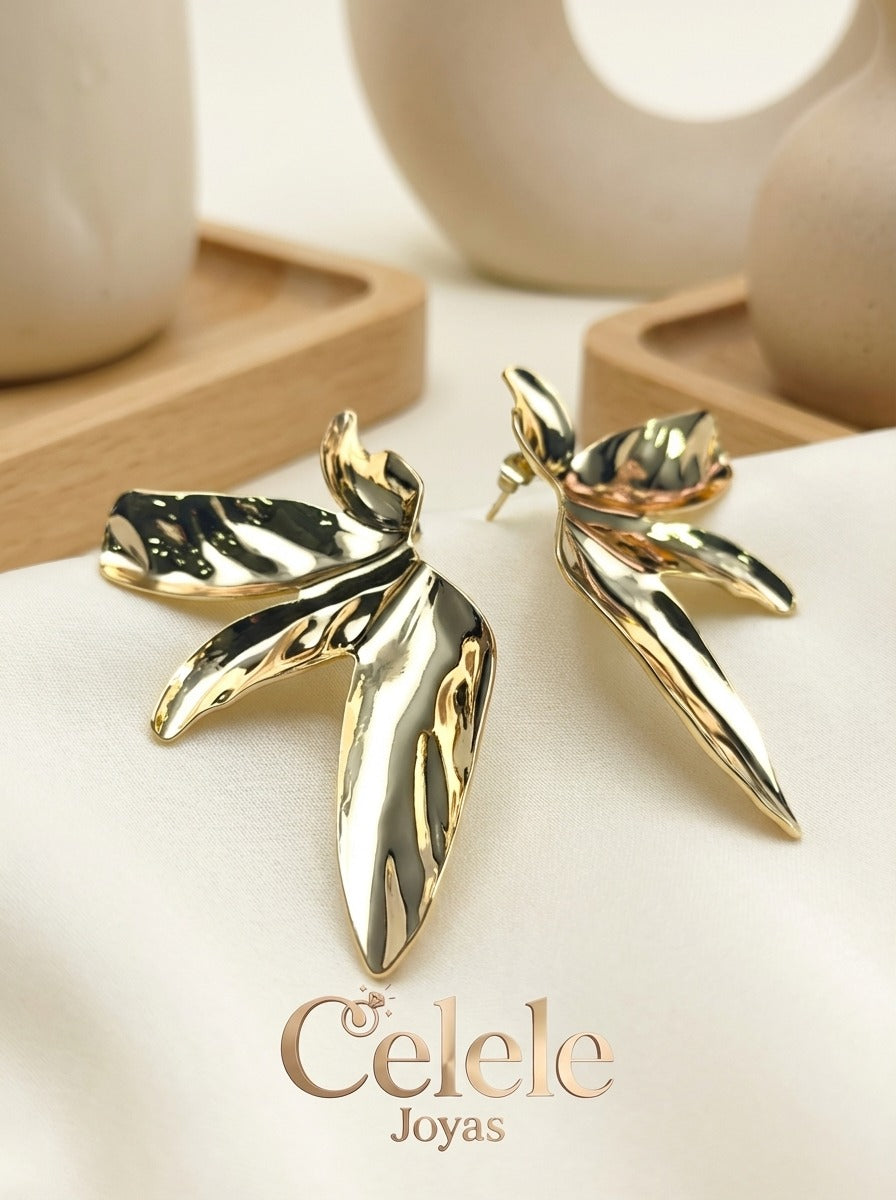 Maxi aretes Dorados Elegantes ✨
