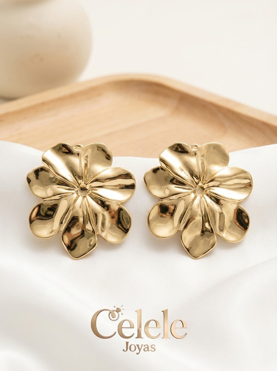 Maxiaretes Flor Dorados Elegantes ✨
