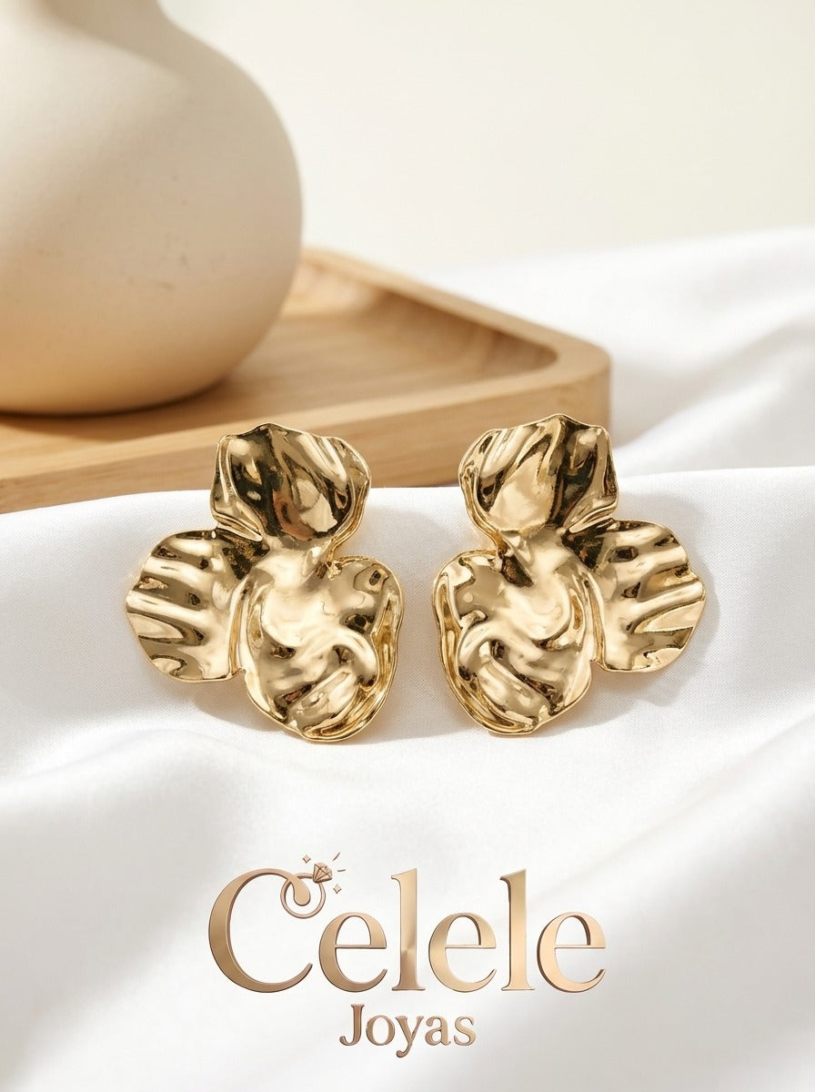 Maxi aretes Dorados Elegantes ✨