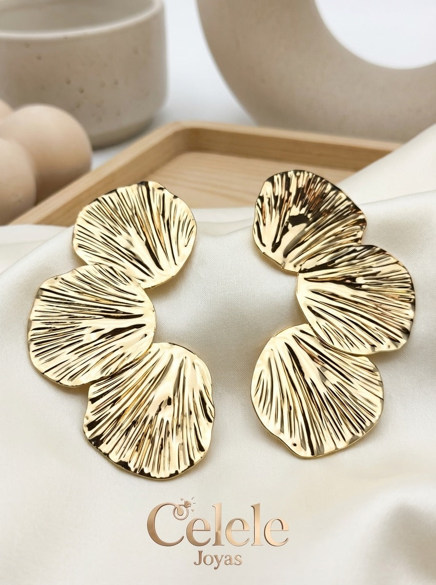 Maxi aretes Dorados Elegantes ✨