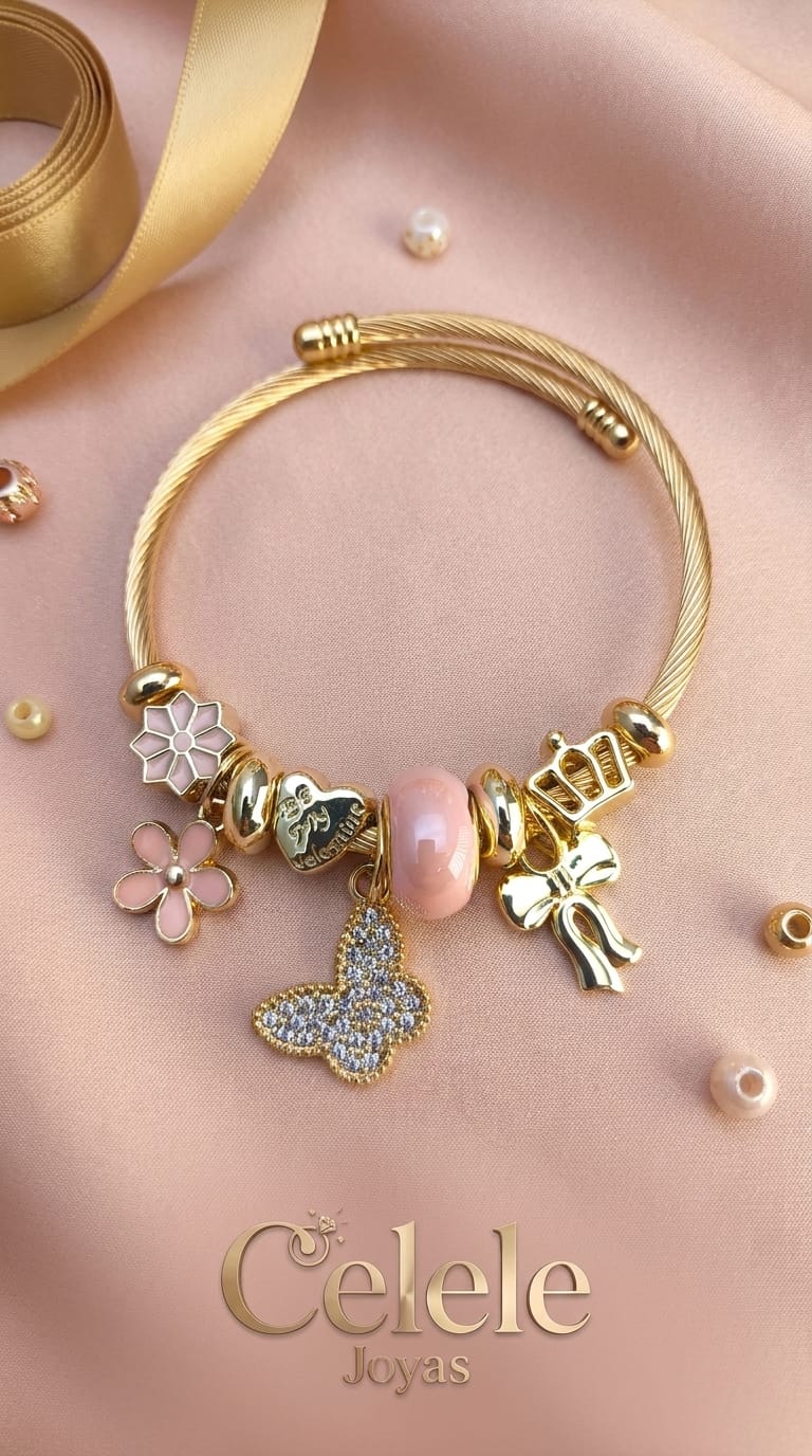 Pulsera Pandora con Charms Integrados