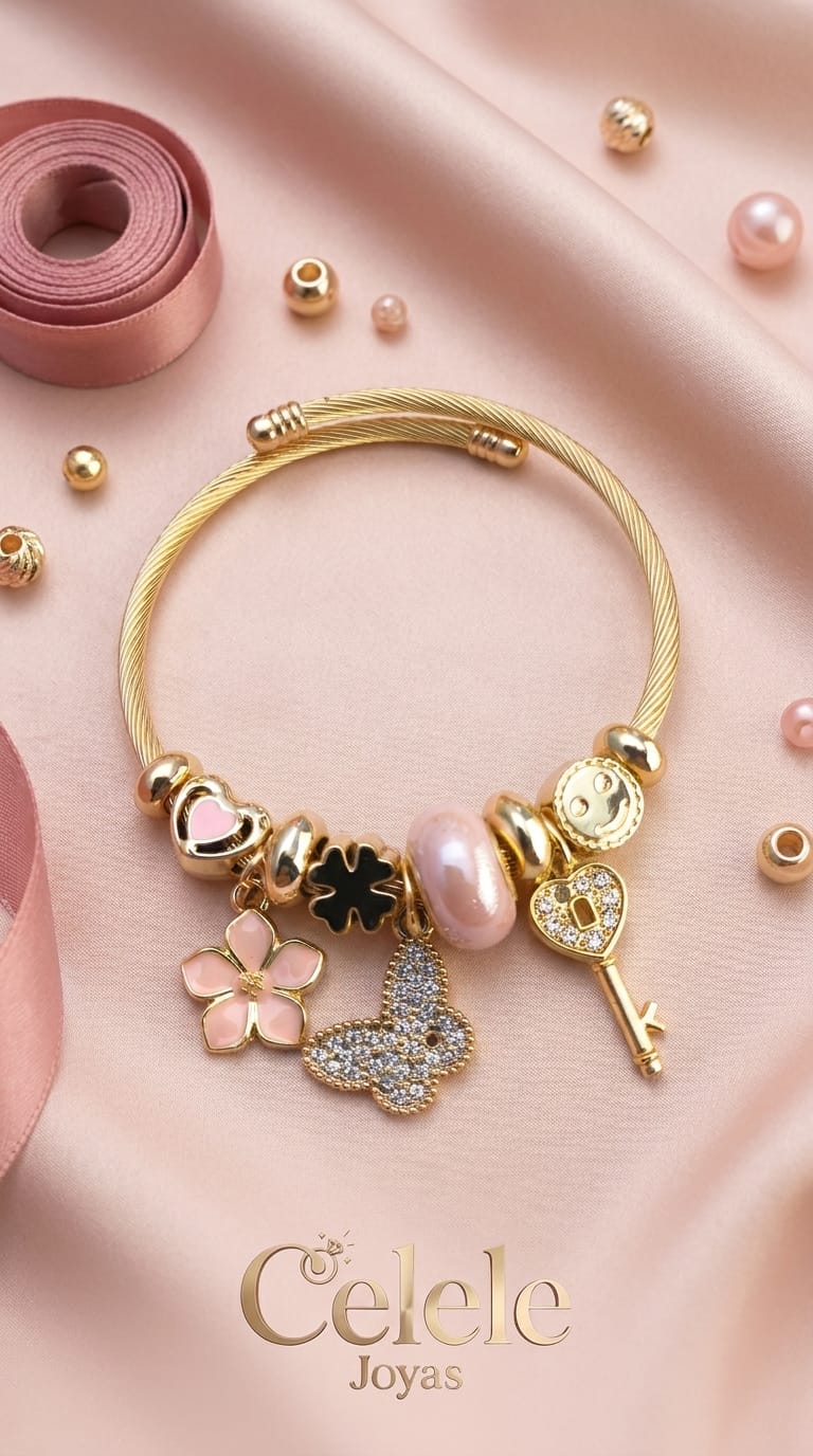 Pulsera Pandora con Charms Integrados