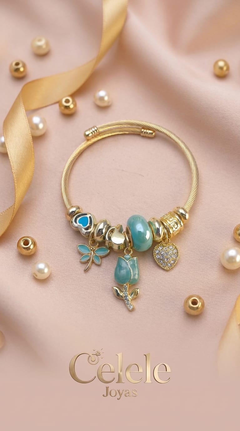 Pulsera Pandora con Charms Integrados