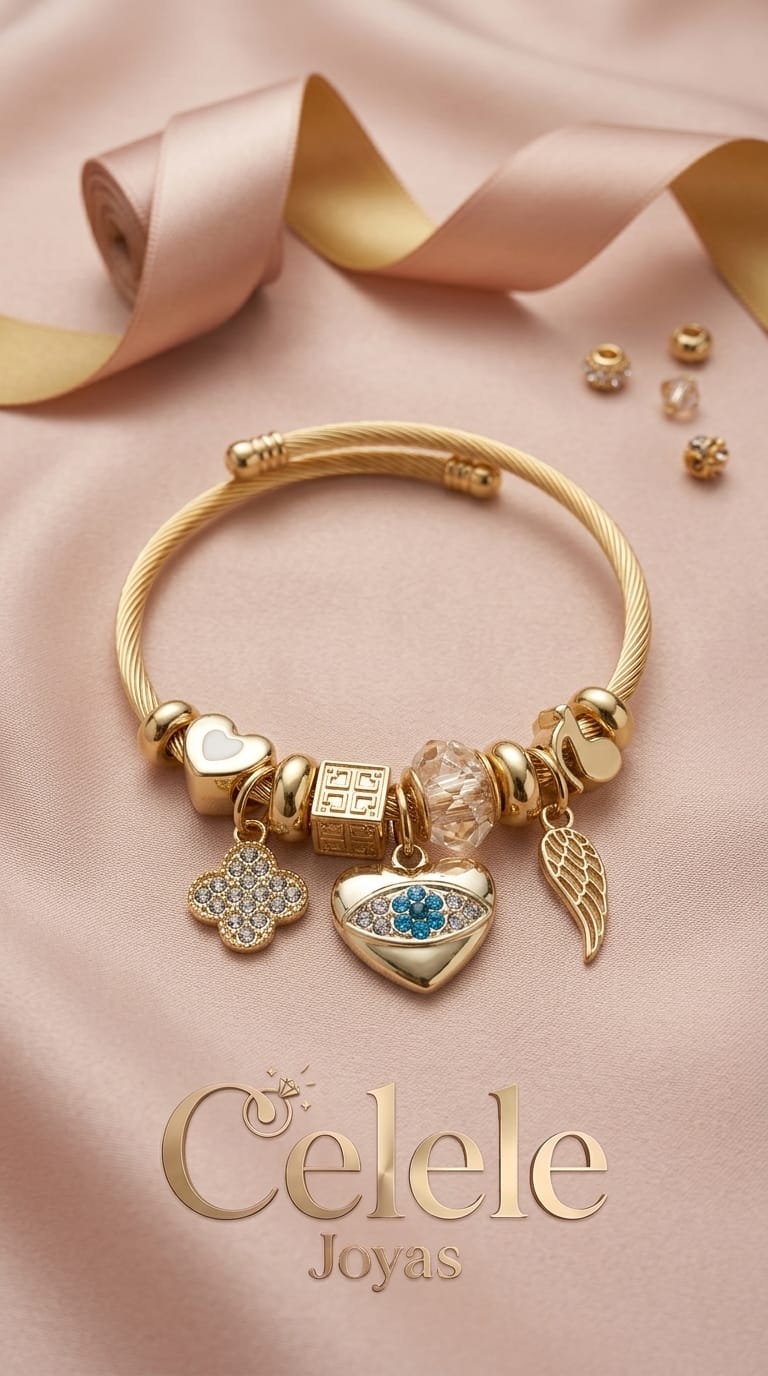 Pulsera Pandora con Charms Integrados