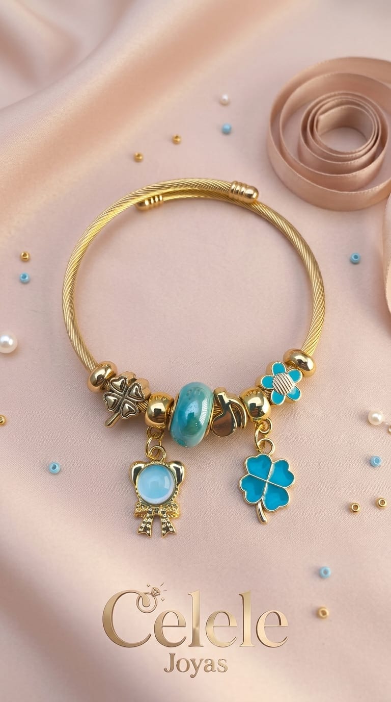 Pulsera Pandora con Charms Integrados