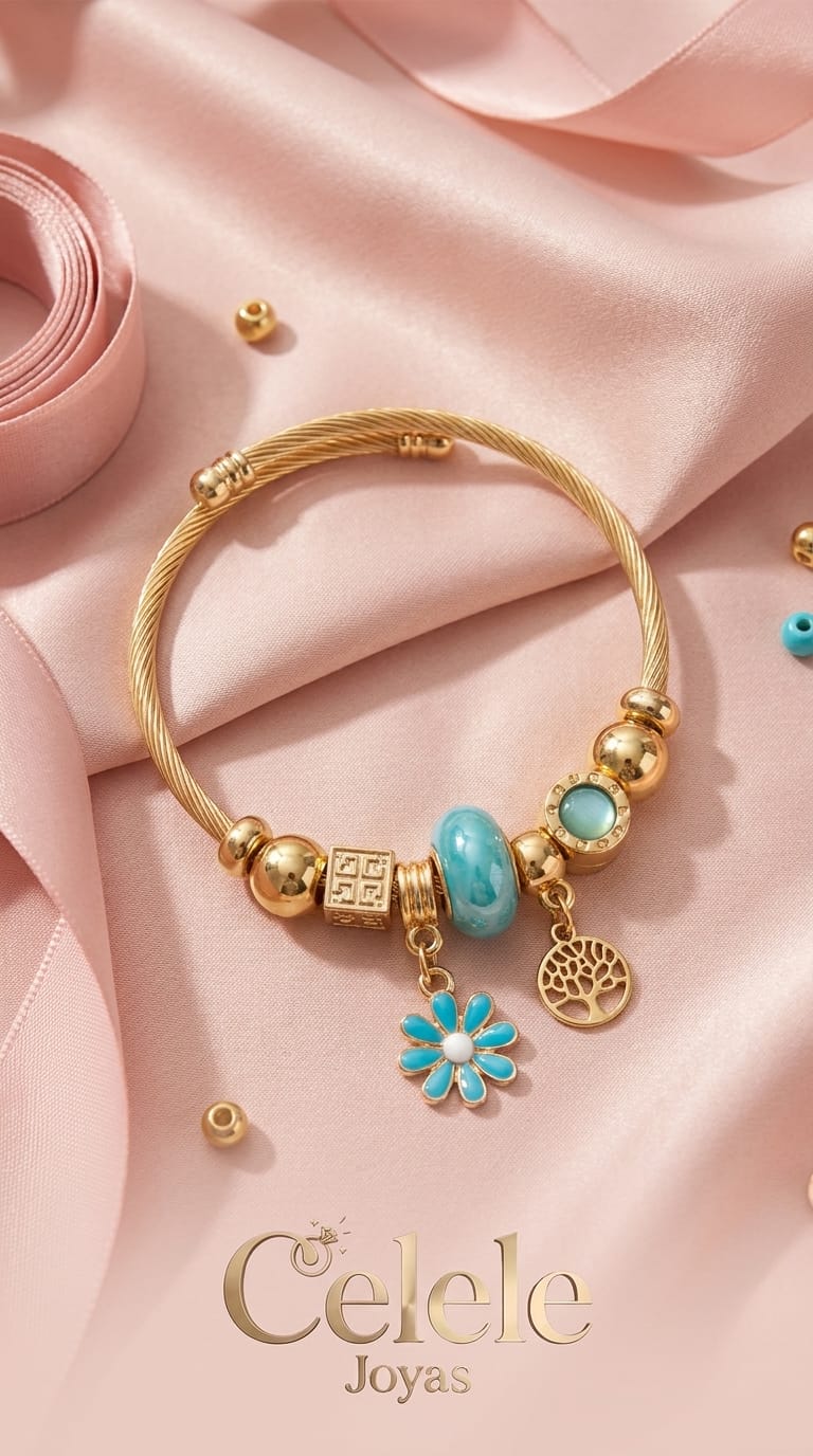 Pulsera Pandora con Charms Integrados