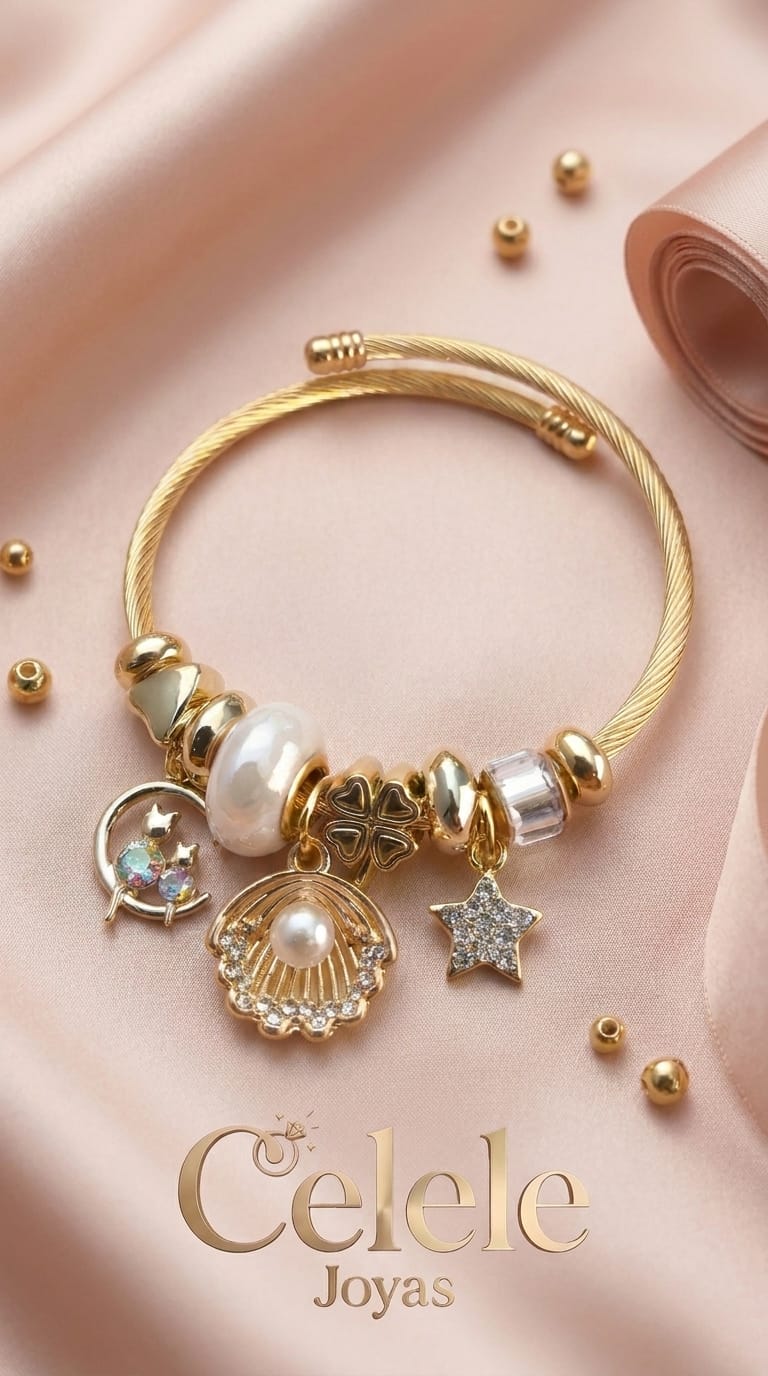 Pulsera Pandora con Charms Integrados
