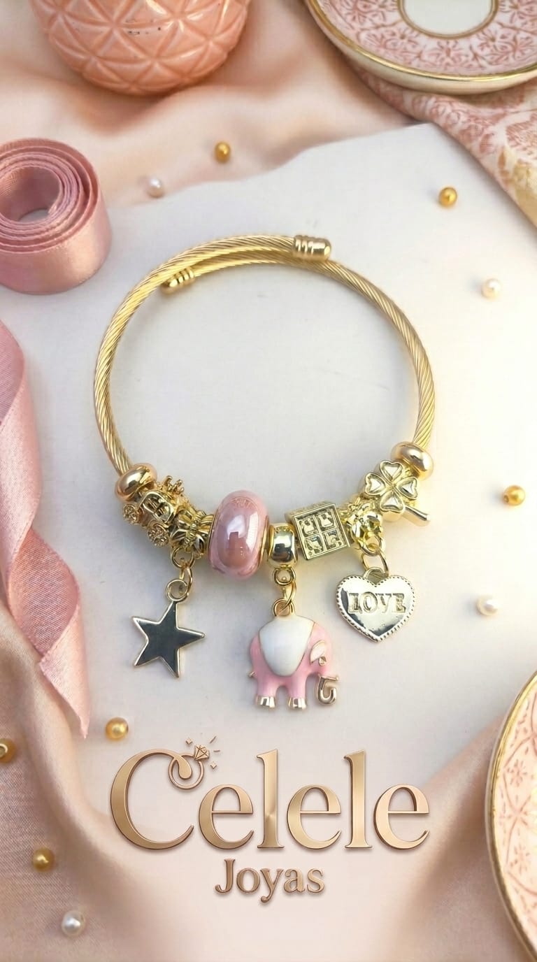 Pulsera Pandora con Charms Integrados