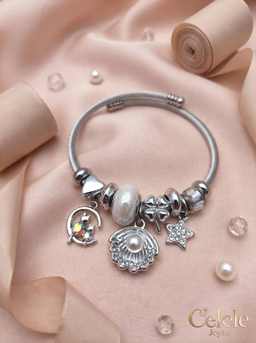 Pulsera Pandora con Charms Integrados