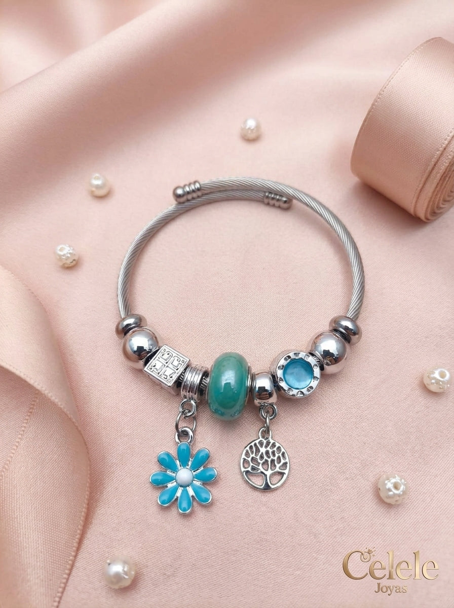 Pulsera Pandora con Charms Integrados